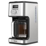 Gevi 14-Cup Programmable Coffee Maker, Drip Coffee Machine with Normal & Strong Brew for Home and Office, Glass Carafe, 2-Hour Keep Warm, Pause & Serve, Auto Shut Off, Silver