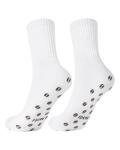 PAVOI ACTIVE Pilates Socks with Grips for Women - Non-Slip Quarter-Crew Grip Socks for Yoga, Barre, Ballet - One Size Bamboo Grippy Pilates Essentials - Coffee Beans