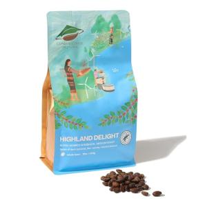 Conihat Whole Bean Coffee - Vietnamese Premium Arabica & Robusta Blend, Medium Roast, Dark Caramel, Roasted Peanut & Like-woody Notes, Balanced Flavor, Low Acid, Single Origin, Hand-Picked, 16 Oz Bag