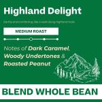 Conihat Whole Bean Coffee - Vietnamese Premium Arabica & Robusta Blend, Medium Roast, Dark Caramel, Roasted Peanut & Like-woody Notes, Balanced Flavor, Low Acid, Single Origin, Hand-Picked, 16 Oz Bag