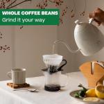 Conihat Whole Bean Coffee - Vietnamese Premium Arabica & Robusta Blend, Medium Roast, Dark Caramel, Roasted Peanut & Like-woody Notes, Balanced Flavor, Low Acid, Single Origin, Hand-Picked, 16 Oz Bag