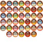Java Factory Flavored Coffee Pods, Assorted Sampler, Variety Pack, Compatible with K Cup Brewers Including 2.0, 40 Count