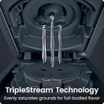 Chefman Caffeinator Single Serve Coffee Maker, Brew Kcups & Grounds, Drip Coffee Machine with Brew Strength Settings, Iced Coffee Function, 48 oz. Removable Water Reservoir