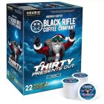 Black Rifle Coffee Company Dark Roast Coffee Pods – 100% Arabica, Bold, Smoky Single-Serve K-Cup Compatible – Veteran-Founded Premium Coffee – Thirty Presents Out – 22 Count