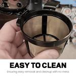 MIMORE Coffee Filters - 150 PCS Disposable Coffee Paper Filters for Ninja Pods and Grounds Single Serve Coffee Maker PB041, PB051 (Compatible with Kalita Wave Dripper 155)