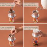 Conihat Whole Bean Coffee - 100% Vietnamese Premium Fine Robusta, Dark Roast, Chocolate & Woody Notes, Long Aftertaste, Low Acid, Single Origin, Hand-Picked, 12 Oz Bag