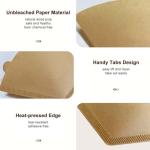 DechoPak Coffee Filters #4, 200 Count Cone Paper Coffee Filter 8-12 Cup, Unbleached Natural Disposable No 4 Filters Fits for Pour Over, Drip Coffee Maker Suitable for Home, Shop Commercial (Brown)