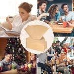 DechoPak Coffee Filters #4, 200 Count Cone Paper Coffee Filter 8-12 Cup, Unbleached Natural Disposable No 4 Filters Fits for Pour Over, Drip Coffee Maker Suitable for Home, Shop Commercial (Brown)