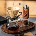 100 Count Coffee Filters, Premium #4 Cone Coffee Filters 8-12 cup, Unbleached Natural Disposable Coffee Filters 4 Cone Paper for Pour Over and Drip Coffee Maker