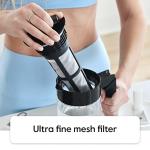 Takeya Tritan Cold Brew Coffee Maker - Airtight Pitcher with Leak-Free Lid - BPA-Free Cold Brew Maker with Silicone Handle - Dishwasher-Safe Pitcher for Homemade Cold Brew - 1 Quart, Stone