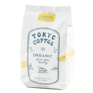 TOKYO COFFEE Organic Blend, Medium Dark Roast Whole Bean Coffee from Japan - 24oz Bag - Sweet and Smooth Signature Blend made with 100% Arabica Beans