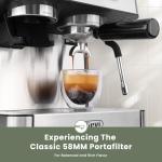 (2026 Upgrade) Gevi 20 Bar Espresso Machine with Grinder & Milk Frother, Professional Coffee Maker for Home, Cappuccino & Latte, Removable Water Tank, Steam Wand