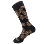 SockFly Coffee Bean Dress Socks Funny Novelty Crazy Fun Design Men Size 8-12 Cotton Casual Crew Colorful Funky Fancy Socks Gift for Men