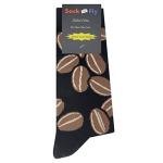 SockFly Coffee Bean Dress Socks Funny Novelty Crazy Fun Design Men Size 8-12 Cotton Casual Crew Colorful Funky Fancy Socks Gift for Men