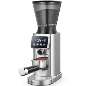 AMZCHEF Home Coffee Grinder with LED Controls