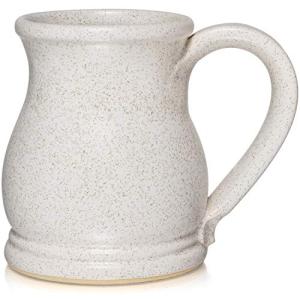 Uncommon Clay 16oz Potbelly Coffee Mug Handmade in the USA (Vanilla Bean)