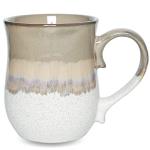 Bosmarlin Large Ceramic Coffee Mug, 20 Oz, Big Tea Cup for Office and Home, Dishwasher and Microwave Safe(20 Oz, Brown Grey)