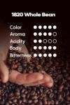 Café 1820 Whole Bean, Premium Costa Rican Whole Bean Coffee, 100% Arabica, Dark Roast Coffee Beans, High Altitude Blend With Aroma & Fruity Notes, 35 oz