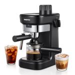 Reemix Espresso Machine 6 Bar, Rich Crema Coffee Maker, Auto Pressure Relief, Compact Home Coffee Brewer​​ Machine, Black