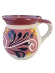 Hand-Painted Mexican clay Mugs, Floral Ceramic Coffee cups, Artisan Handmade Talavera Jarritos Mexican Mugs Tazas de Mexico (Mixed, Single (1))