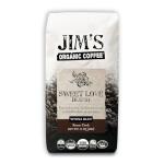 Jim’s Organic Coffee – Sweet Love Blend – Whole Bean, Dark Roast, Bold 11 oz Bag