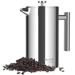 Mueller French Press Stainless Steel Coffee Maker