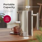 Mueller French Press Stainless Steel Coffee Maker