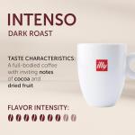 illy Coffee K Cup, Pods for Keurig Machines, Intenso Dark Roast, 100% Arabica, Premium Italian Coffee, 20 Count, 1 Pack
