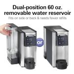 Hamilton Beach FlexBrew Advanced 5-in-1 Thermal Programmable 12 Cup Drip and Single Serve Hot & Iced Coffee Maker, Movable 60oz. Water Reservoir, Use Pod Packs and Grounds, Fast Brewing, Black (49929)