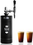 The Original Royal Brew Nitro Cold Brew Coffee Maker - Gift for Coffee Lovers -128 oz Extra Large Home Keg, Nitrogen Gas System Coffee Dispenser Kit - Use Nitrogen or Nitrous Oxide