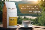 TARMO - WARM UP | Low Acid 100% ROBUSTA Whole Bean Coffee | Specialty Vietnamese Coffee | Single Origin Medium Roast Coffee Beans | 35.5 Oz Bag