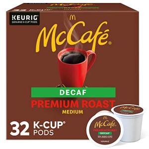McCafe Keurig Single Serve K-Cup Pods, Premium Roast Decaf, 32 Count