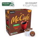 McCafe Keurig Single Serve K-Cup Pods, Premium Roast Decaf, 32 Count