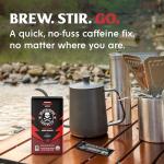 Death Wish Coffee Instant Dark Roast Coffee Packets, Bold & Intense Blend of Arabica & Robusta Beans, USDA Organic, 8 Count