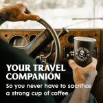 Death Wish Coffee Instant Dark Roast Coffee Packets, Bold & Intense Blend of Arabica & Robusta Beans, USDA Organic, 8 Count