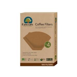 IF YOU CARE 100 Coffee Filters, No. 4