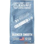 Black Rifle Coffee Company Silencer Smooth, 12oz Bag, Whole Bean Light Roast - Roasted Blend Made from Arabica Beans - Colombian & Brazilian Beans - Veteran Founded & American Made