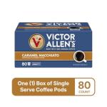 Victor Allen's Coffee Caramel Macchiato Flavored, 80 Count, Medium Roast, Single Serve Coffee Pods for Keurig K-Cup Brewers