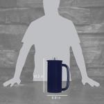 ESPRO P7 French Press Coffee Maker - Double-Walled Stainless Steel Insulated with Micro-Filter, 32 Ounces, Aegean Blue
