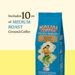 Kauai Hawaiian Ground Coffee, Koloa Estate Medium Roast (10 Ounce) - Gourmet Arabica Coffee From Hawaii's Largest Coffee Grower, Bold, Rich Blend