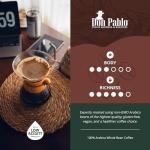 2LB Don Pablo Gourmet Coffee - Brazil Cerrado - Medium Dark Roast - Whole Bean Coffee - 100% Arabica Beans - Low Acidity and Non-GMO - 2lb bag