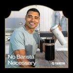 Takeya Glass Cold Brew Coffee Maker for Iced Coffee, Airtight Pitcher, Premium Quality, 2 Quart, Black Lid and Handle