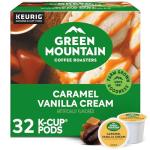 Caramel Vanilla Cream Light Roast K-Cup Pods - 32 Count