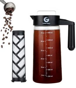 Coffee Gator Cold Brew Maker with Glass Pitcher
