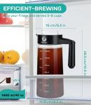 Coffee Gator Cold Brew Maker with Glass Pitcher