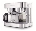 Espressione Combination Stainless Steel Espresso + Coffee Maker, 10 cups