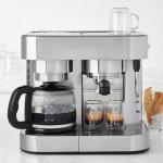 Espressione Combination Stainless Steel Espresso + Coffee Maker, 10 cups
