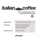 Dongiò Caffè Roma Blend - Whole Bean Coffee, Medium-Dark Espresso Roast, Premium Coffee Quality, 2.2 Pounds (35.2 Oz - Pack of 1), Vigorous, Creamy, Dense, and Persistent Blend