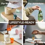 SATURNBIRD Instant Coffee Cold Brew，Coffee Packets of Medium/Dark Roast, 100% Arabica, Enjoy Hot/Cold Freeze Dried Iced Coffee, 24 Single Servings for Home, Travel, Office, 3 Roast Levels (NO.4-6)