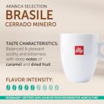 illy Arabica Selections Brasile - Cerrado Mineiro Whole Bean Coffee, Regenerative Agriculture Coffee, 8.8oz (Pack of 1)